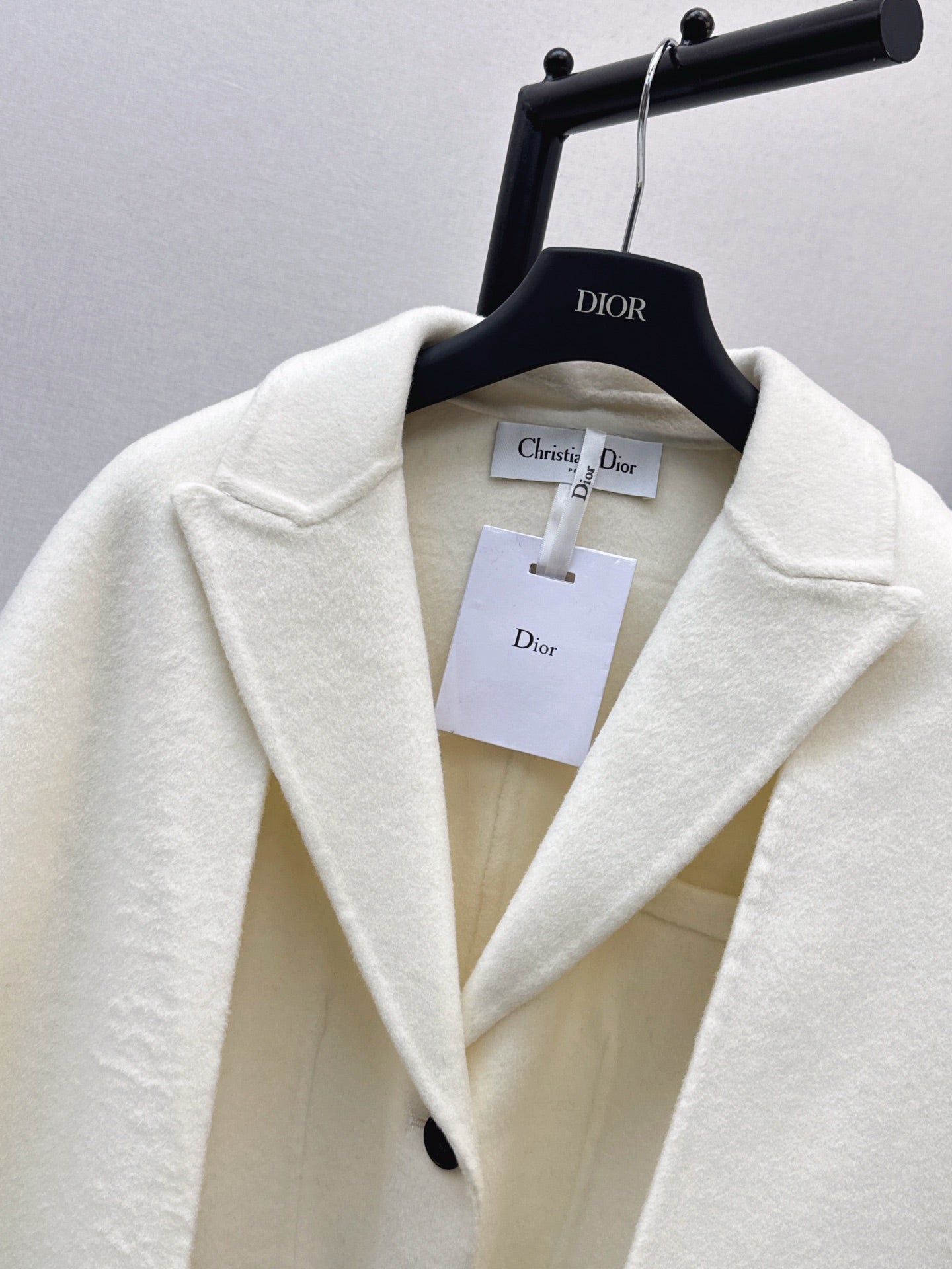 25fw Detachable scarf decorative coat jacket