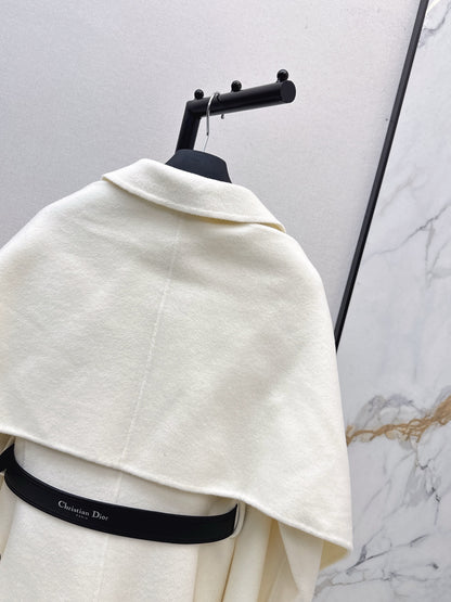 25fw Detachable scarf decorative coat jacket