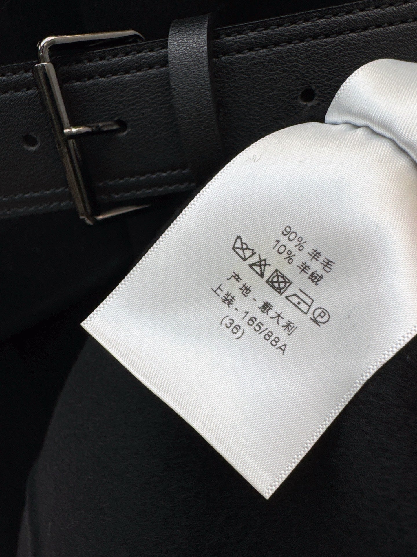 25fw Detachable scarf decorative coat jacket