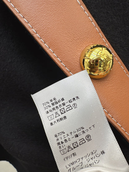 25fw Golden buckle cashmere jacket