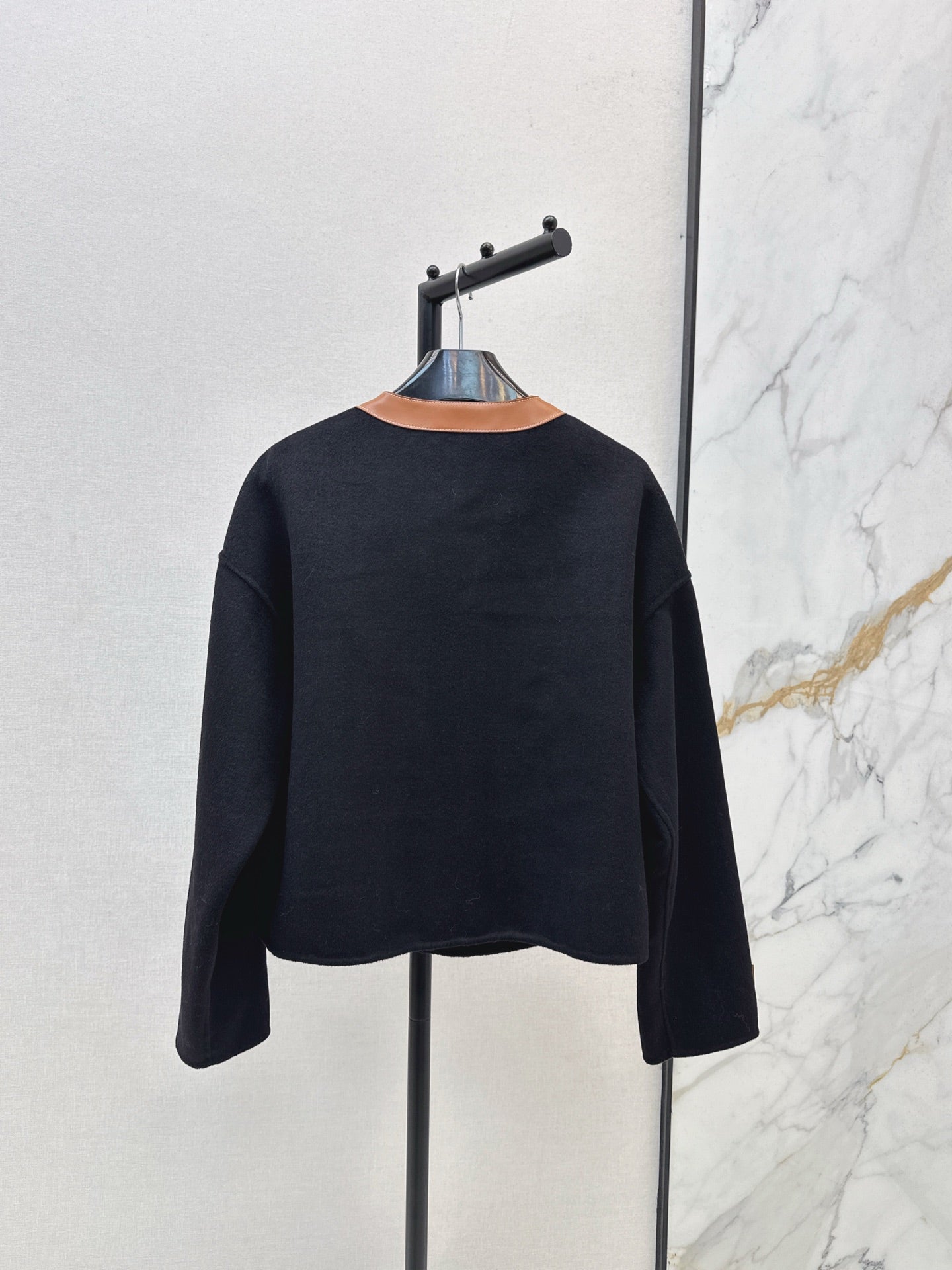 25fw Golden buckle cashmere jacket