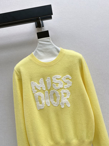 25fw 3D Embroidered Logo Sweater
