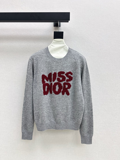 25fw 3D Embroidered Logo Sweater