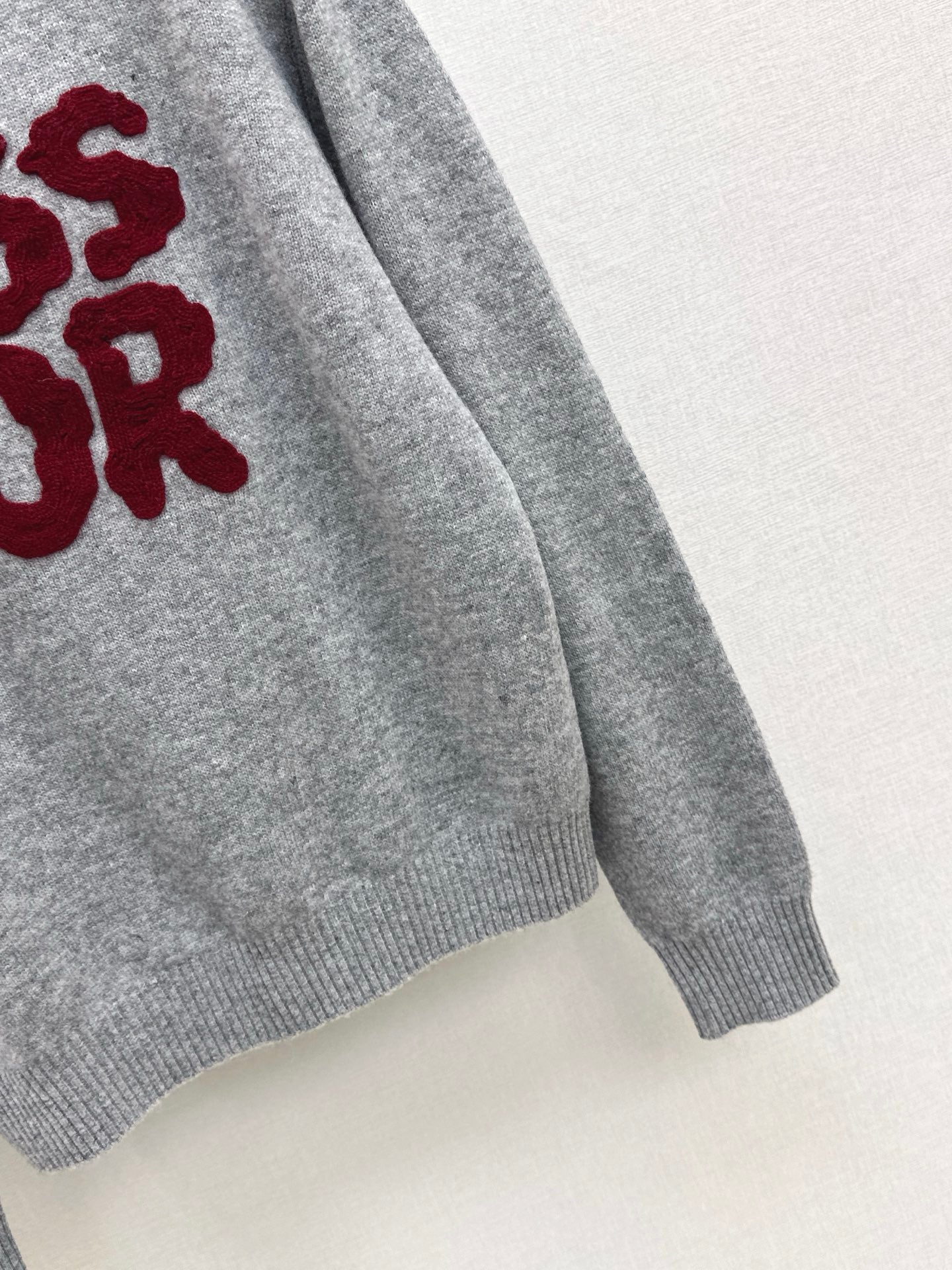 25fw 3D Embroidered Logo Sweater