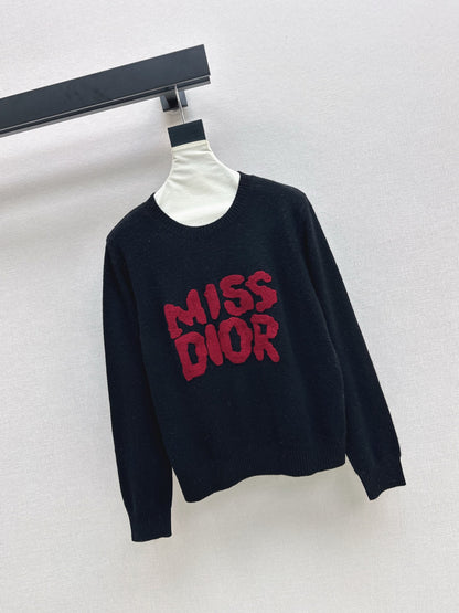 25fw 3D Embroidered Logo Sweater