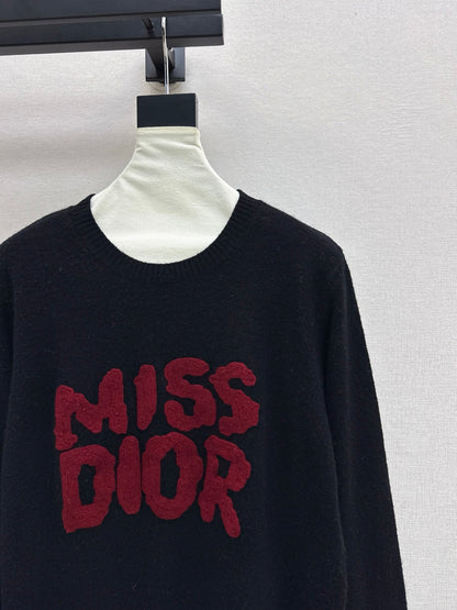 25fw 3D Embroidered Logo Sweater