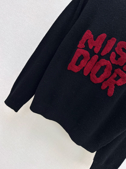 25fw 3D Embroidered Logo Sweater