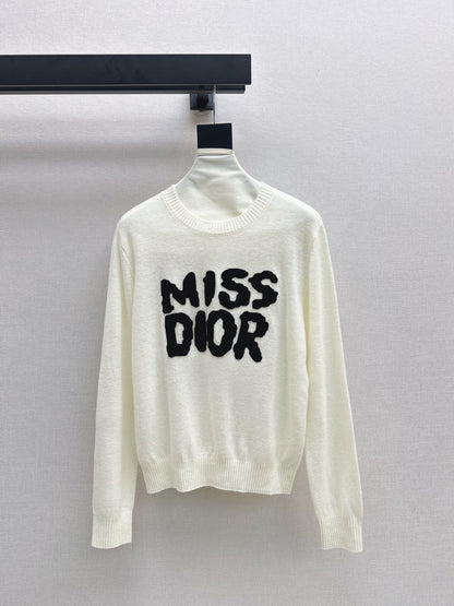 25fw 3D Embroidered Logo Sweater