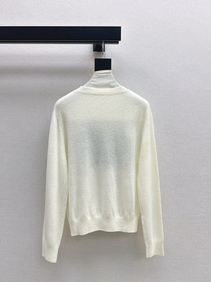 25fw 3D Embroidered Logo Sweater