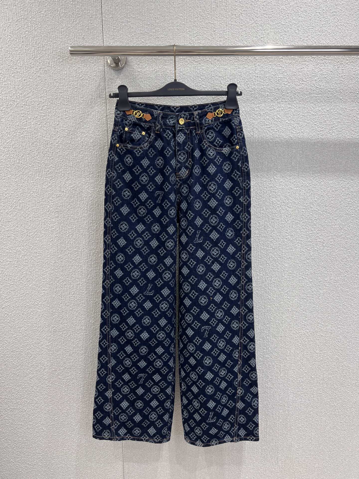25fw Jacquard denim pants