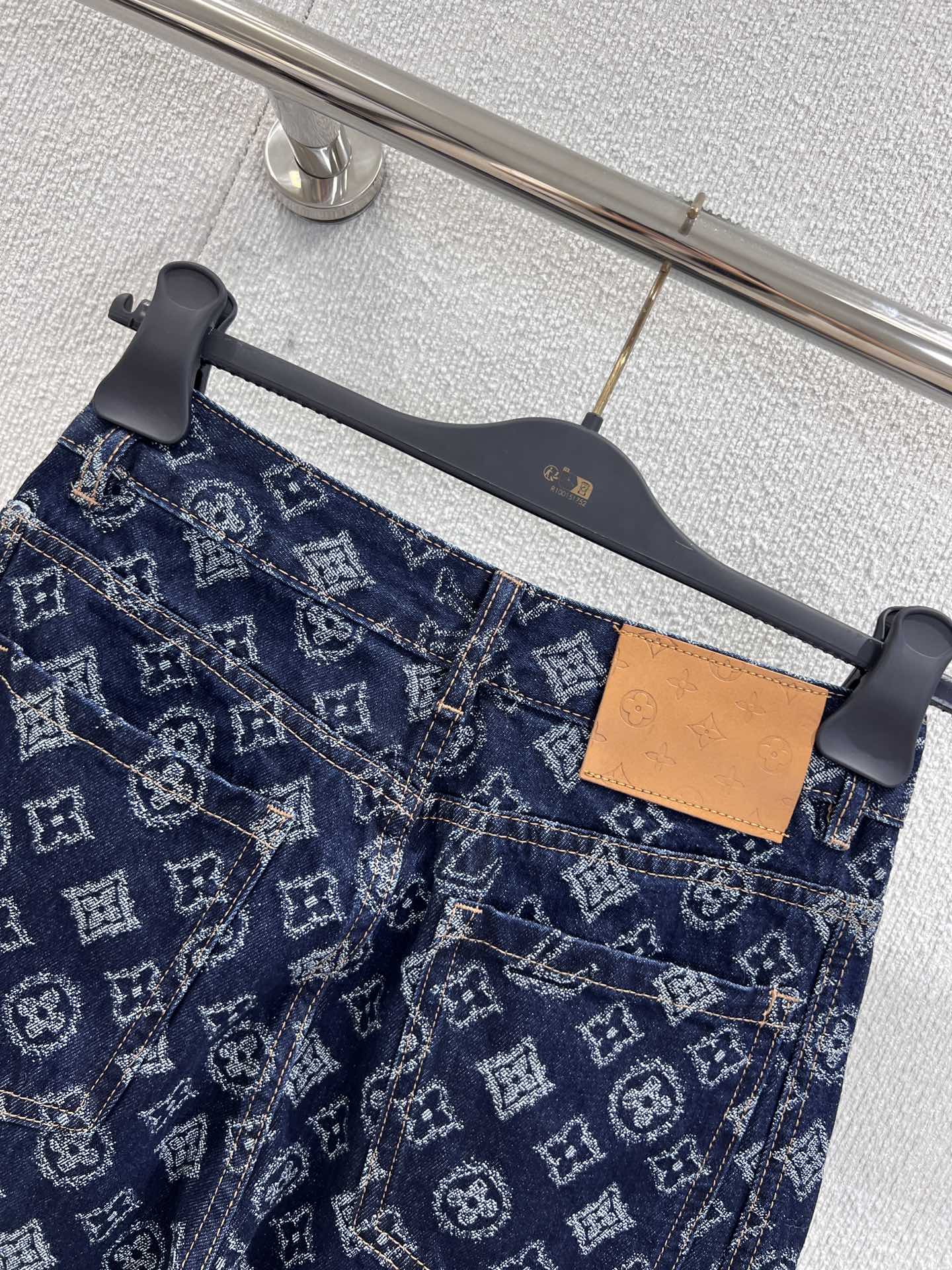 25fw Jacquard denim pants
