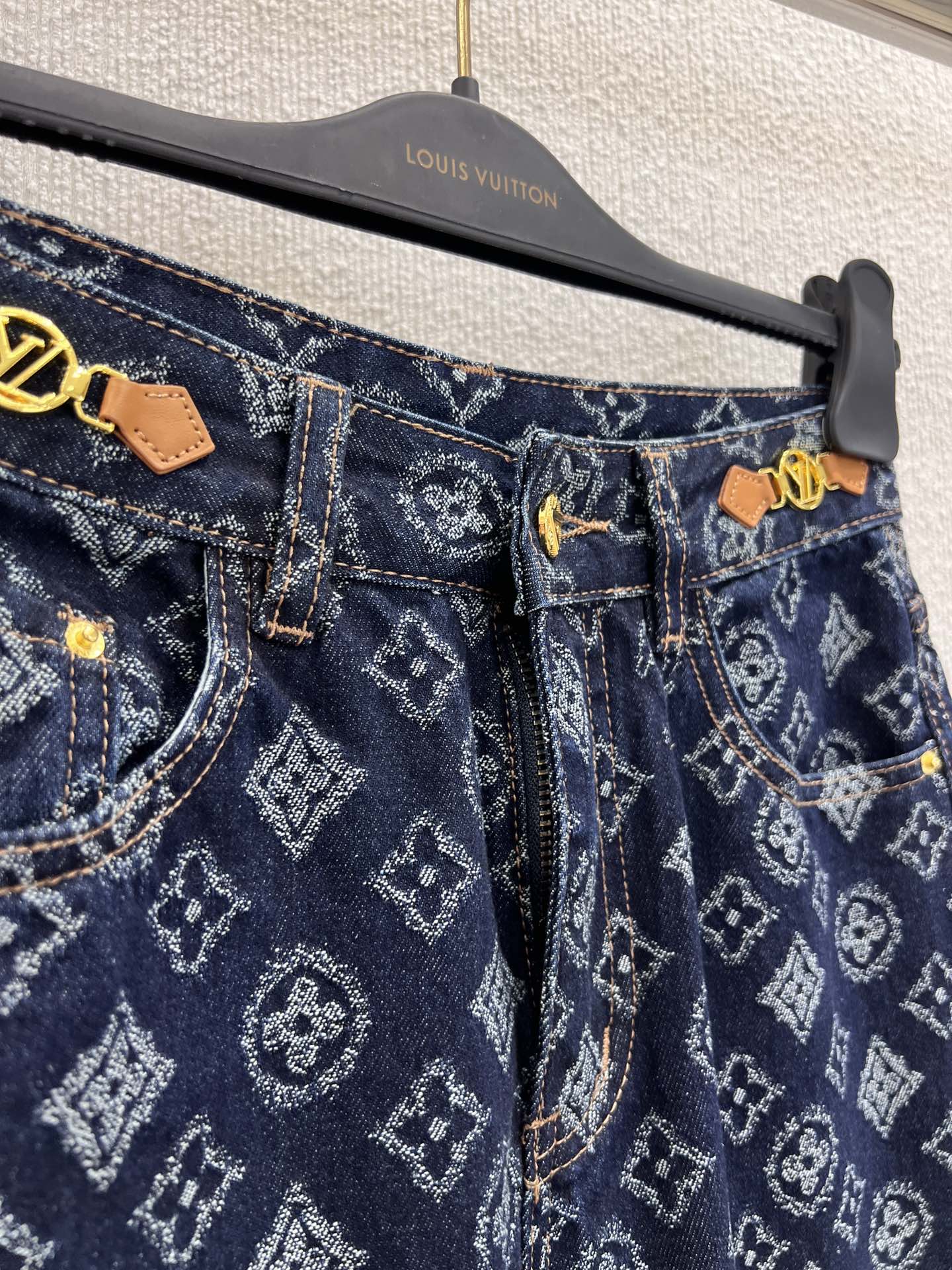 25fw Jacquard denim pants