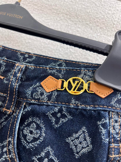 25fw Jacquard denim pants