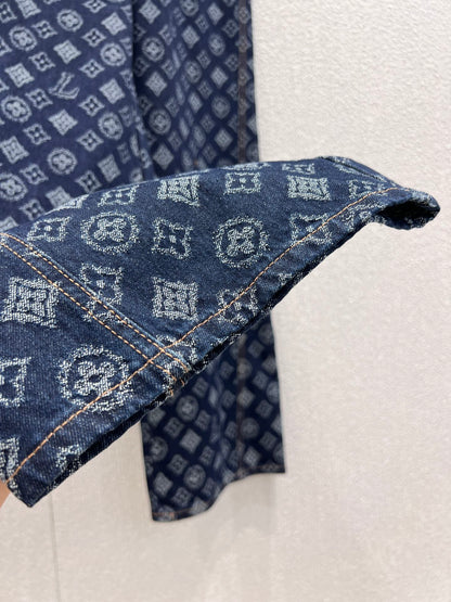 25fw Jacquard denim pants