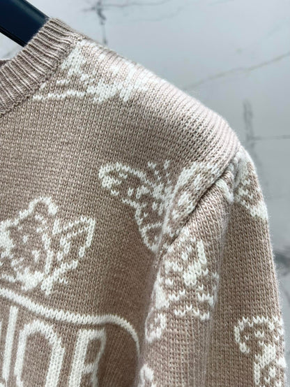 25fw Butterfly Knitted Sweater