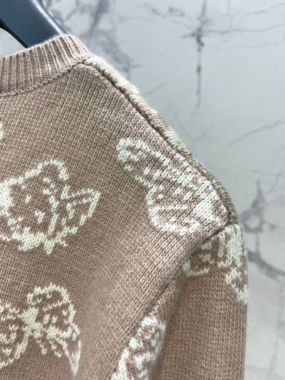 25fw Butterfly Knitted Sweater