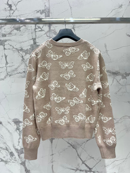 25fw Butterfly Knitted Sweater
