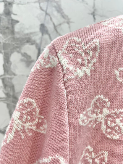 25fw Butterfly Knitted Sweater