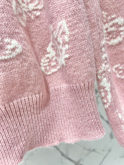 25fw Butterfly Knitted Sweater
