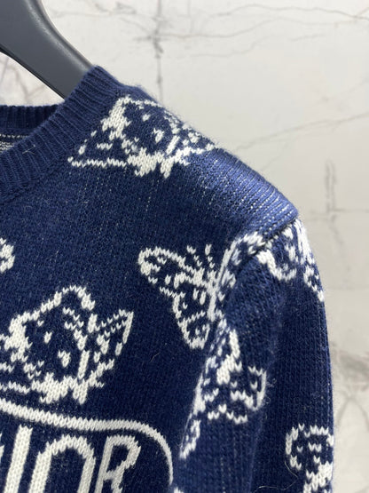 25fw Butterfly Knitted Sweater