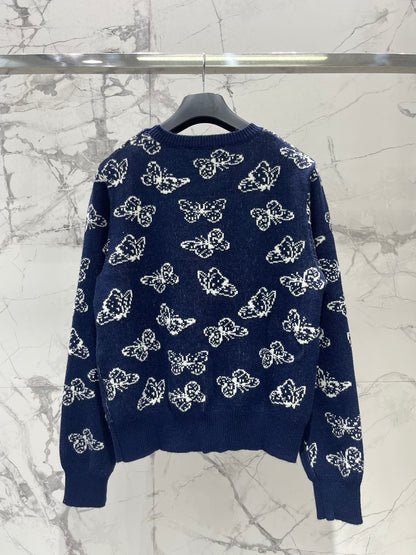 25fw Butterfly Knitted Sweater