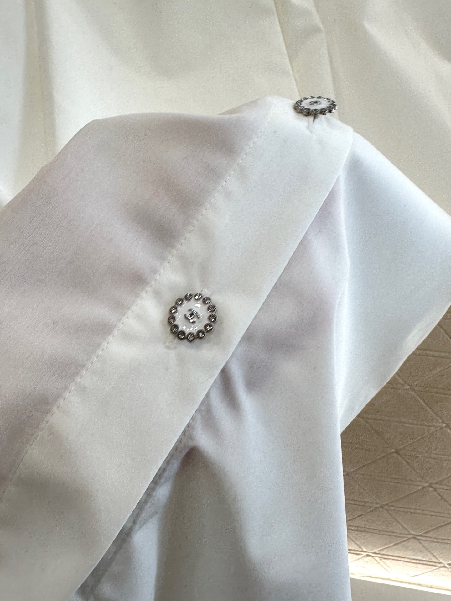 25fw Ribbon tied long lining dress