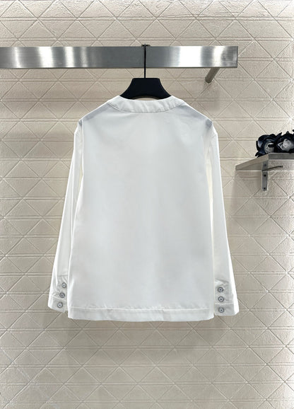 25fw Round neck pocket jacket