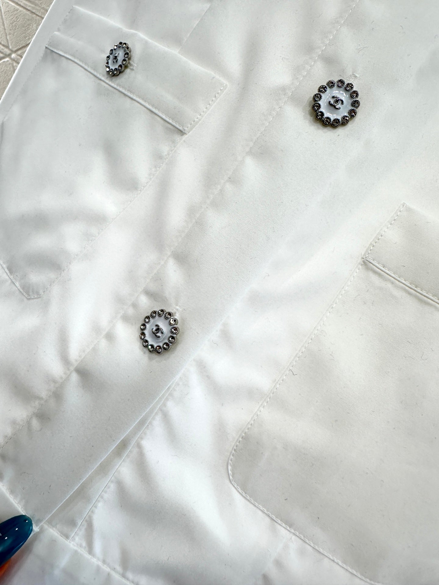 25fw Round neck pocket jacket