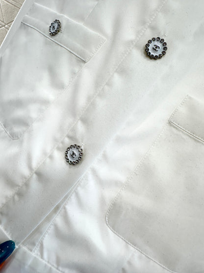 25fw Round neck pocket jacket