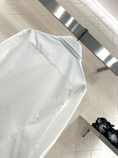 25fw Ribbon tied shirt