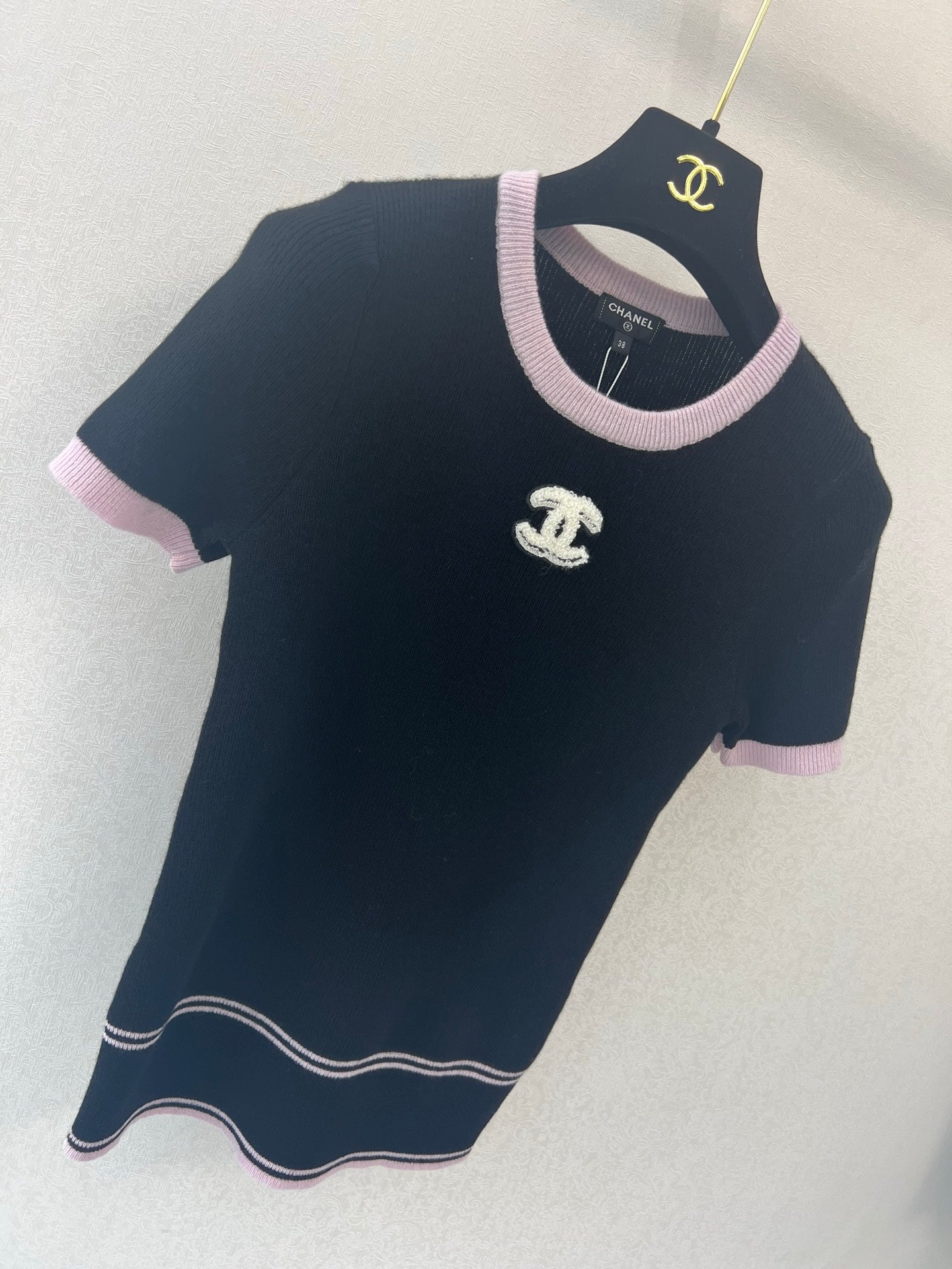 25fw  Round neck short sleeved shirt