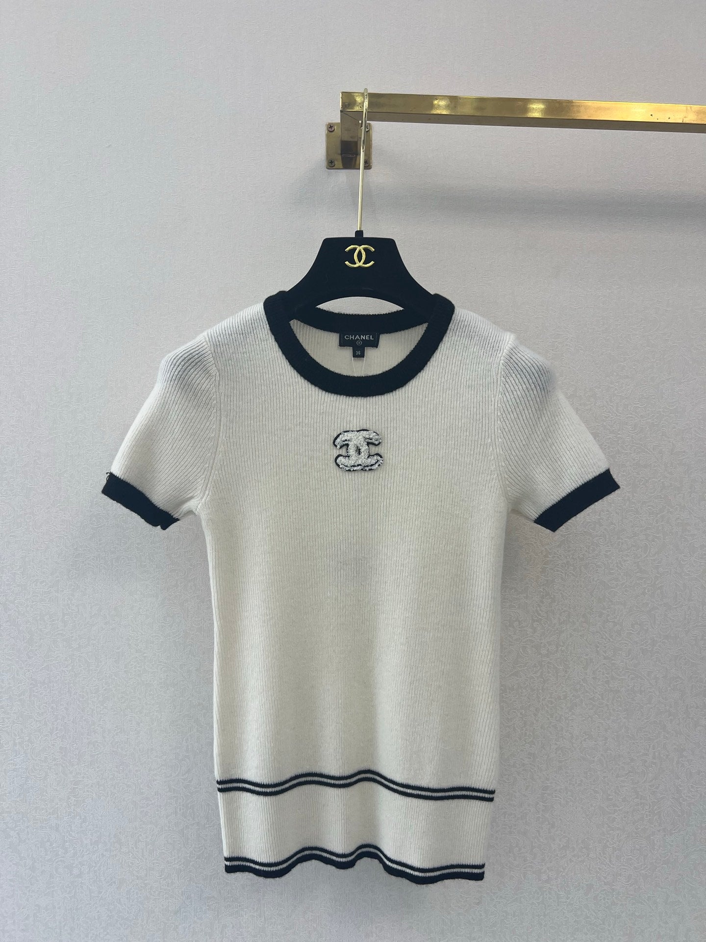 25fw  Round neck short sleeved shirt