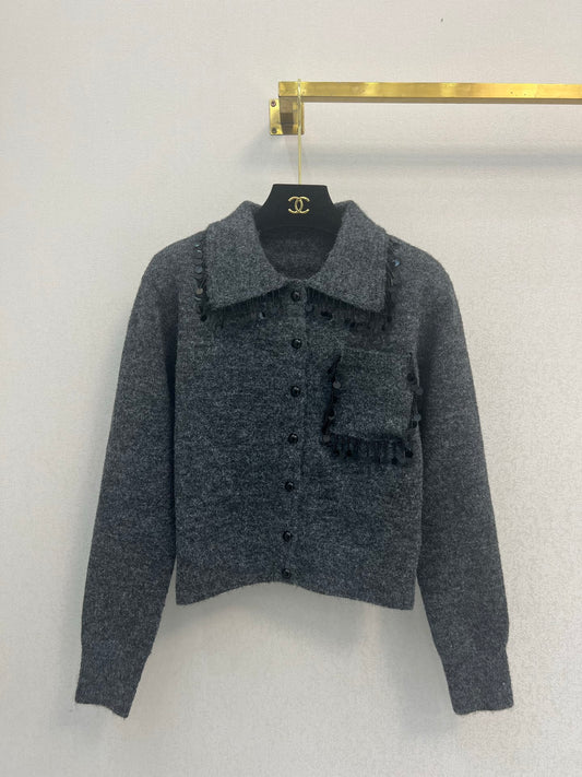25fw Collar cardigan