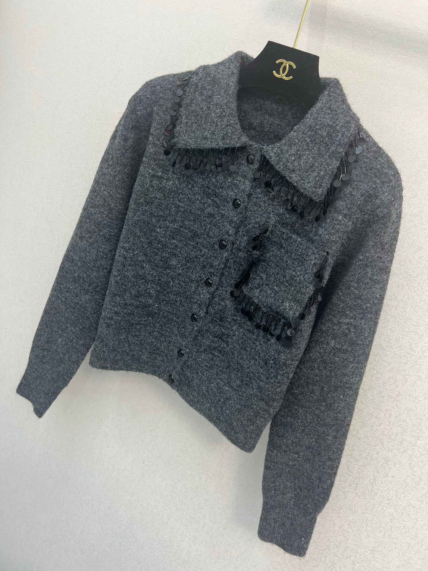25fw Collar cardigan