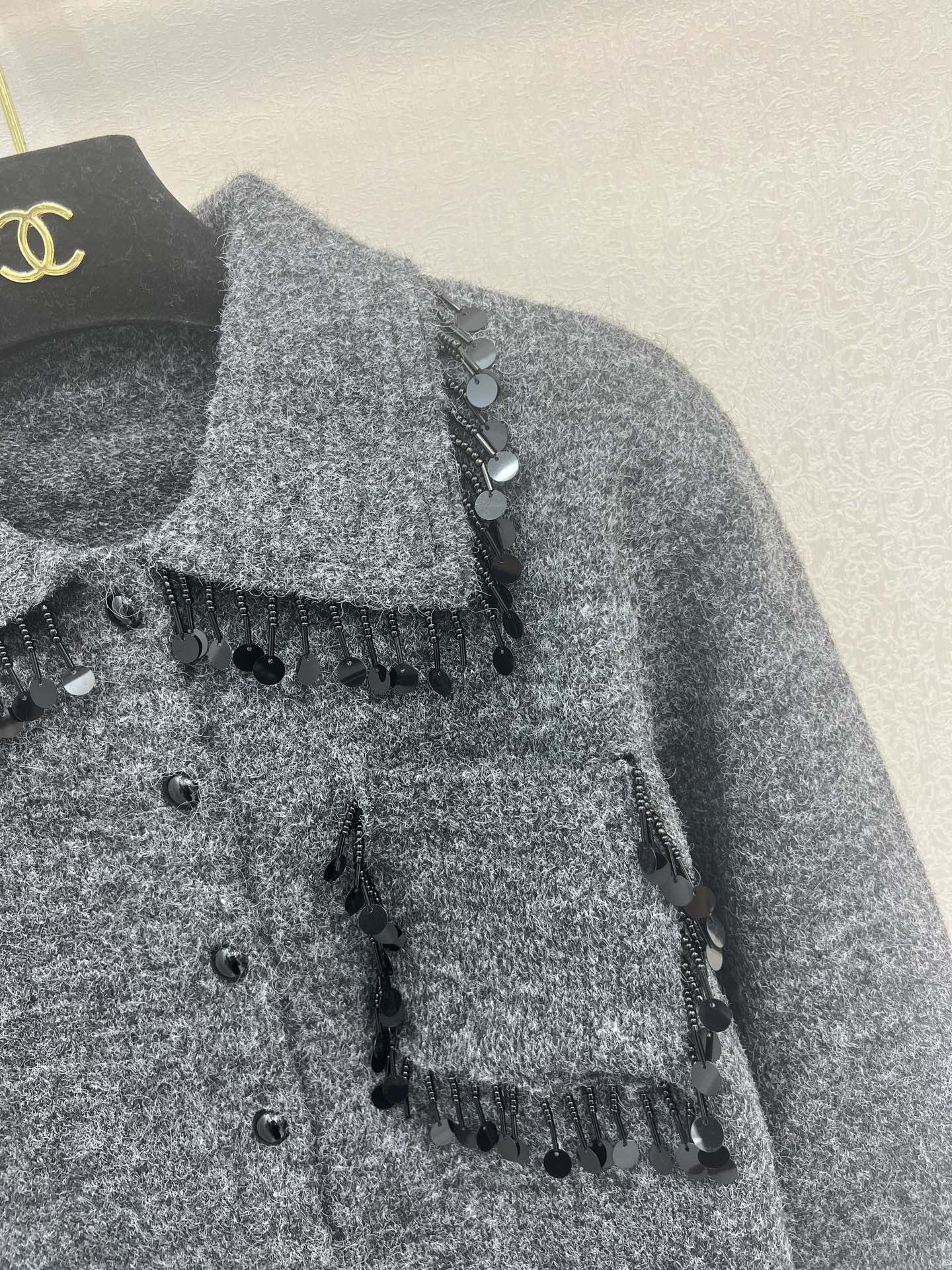 25fw Collar cardigan