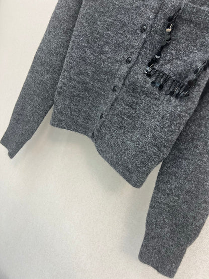 25fw Collar cardigan