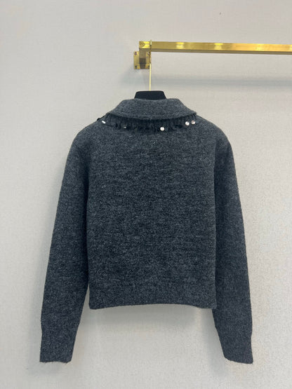 25fw Collar cardigan