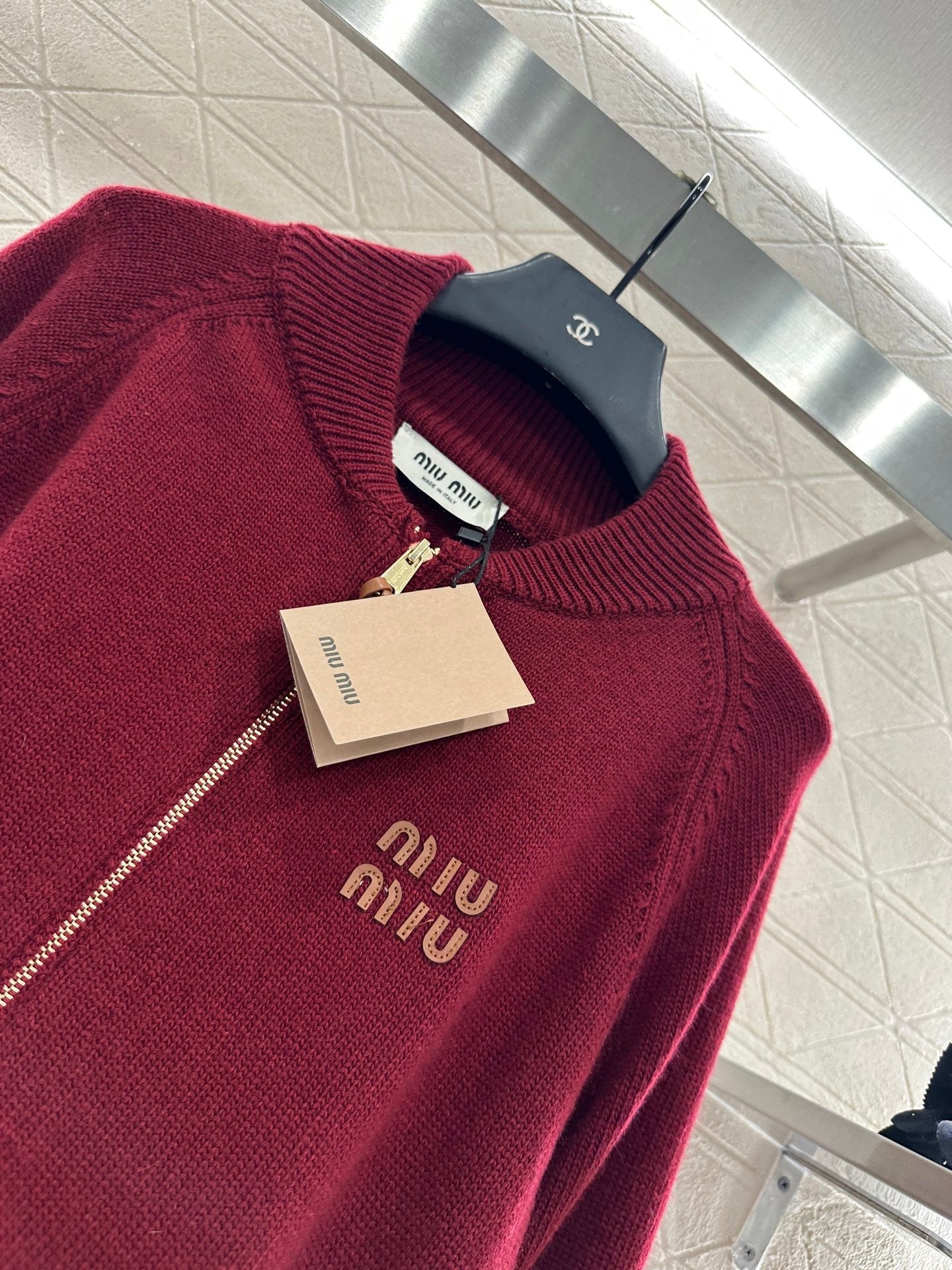 25fw Zipper knit jacket