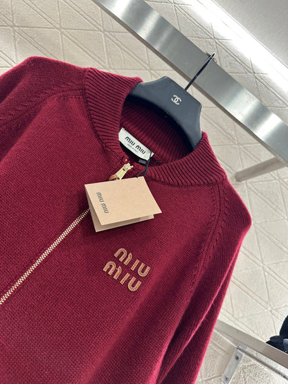 25fw Zipper knit jacket