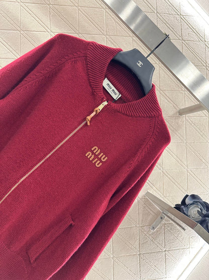 25fw Zipper knit jacket