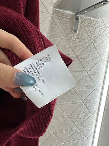 25fw Zipper knit jacket