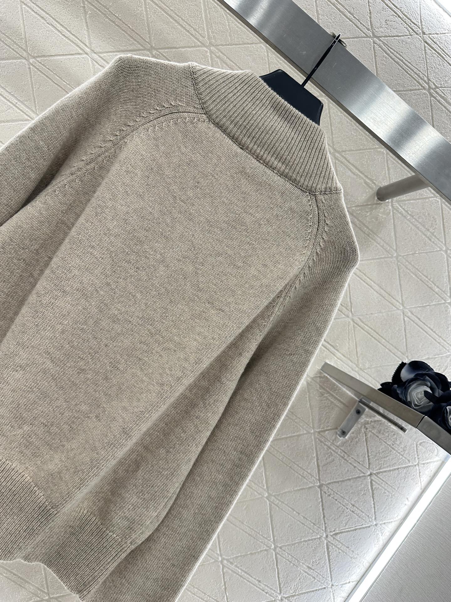 25fw Zipper knit jacket