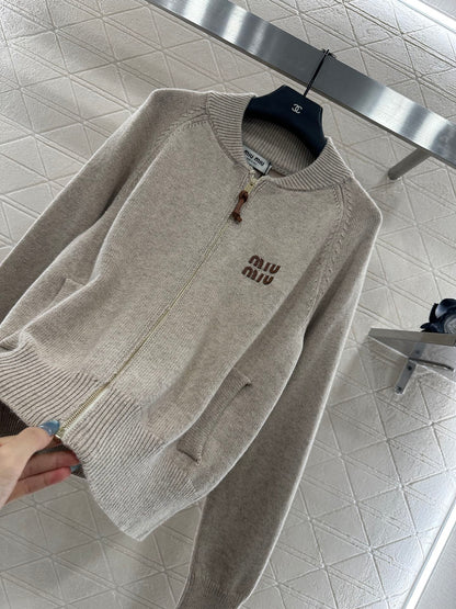 25fw Zipper knit jacket