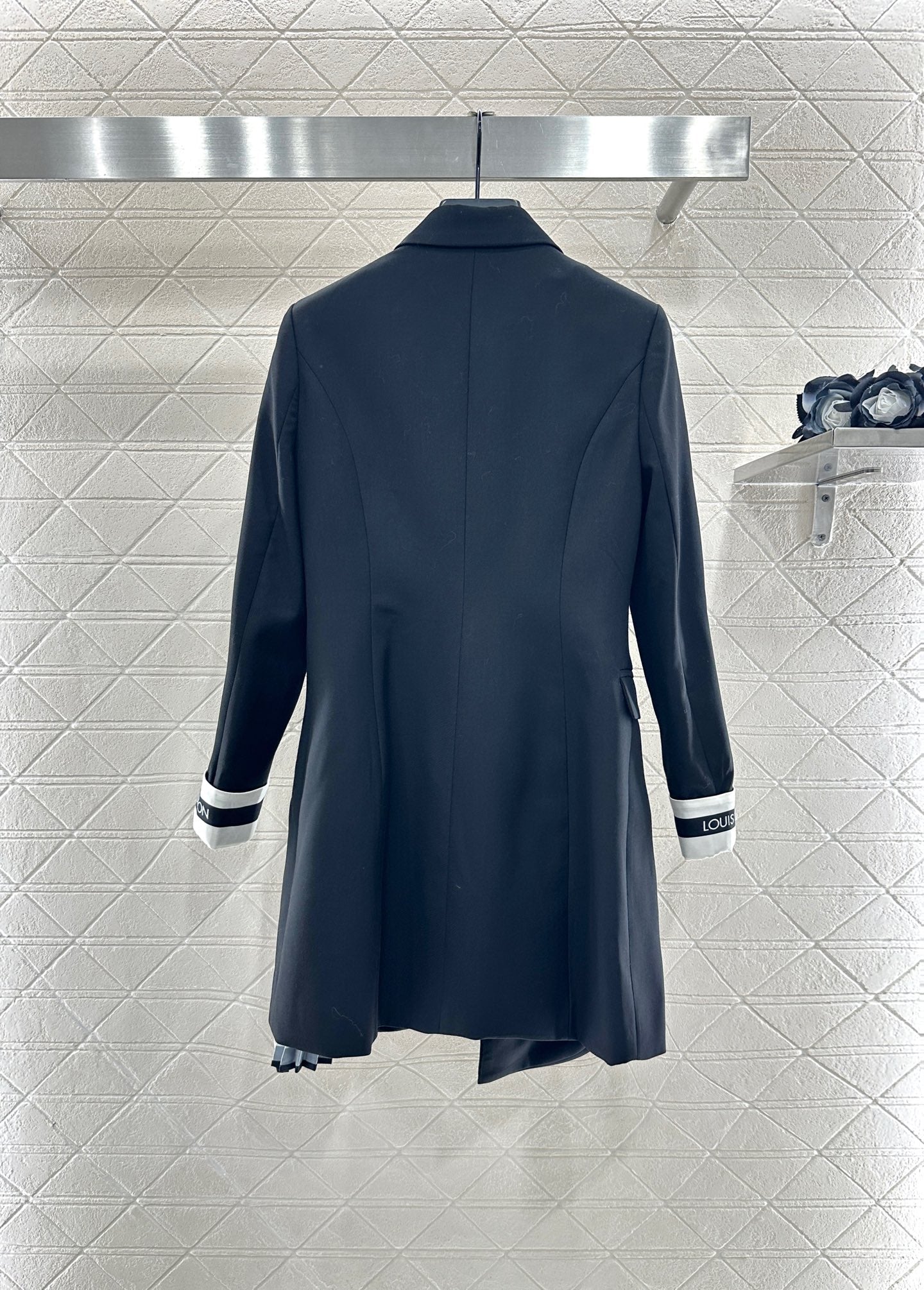 25fw Irregular suit with belt splicing