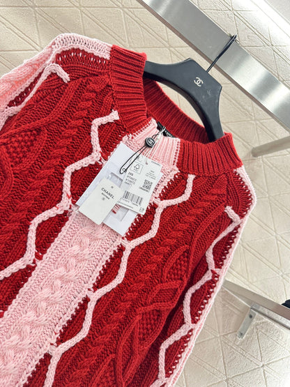 25fw Crochet woolen dress