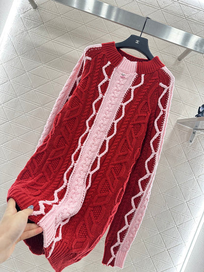 25fw Crochet woolen dress