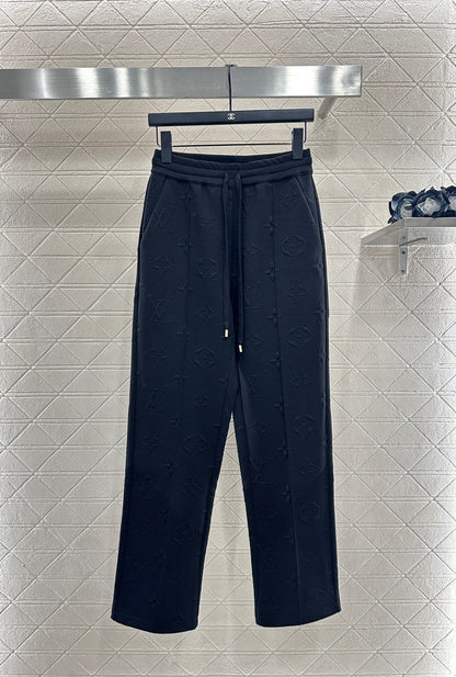 25fw Embossed hooded waist cinching set