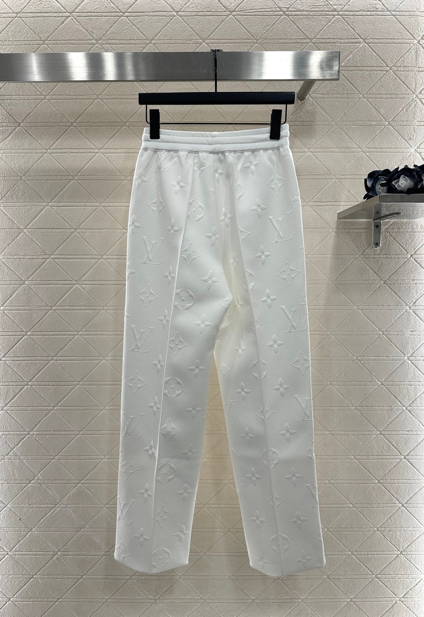 25fw Embossed half open collar set