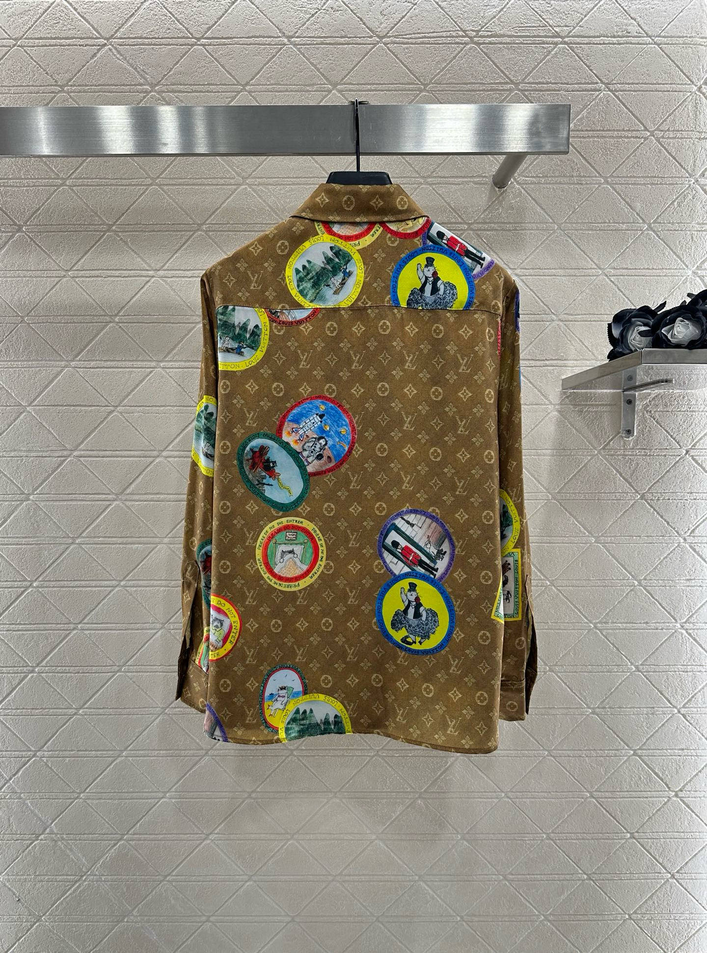 25fw Active full print pajama shorts set