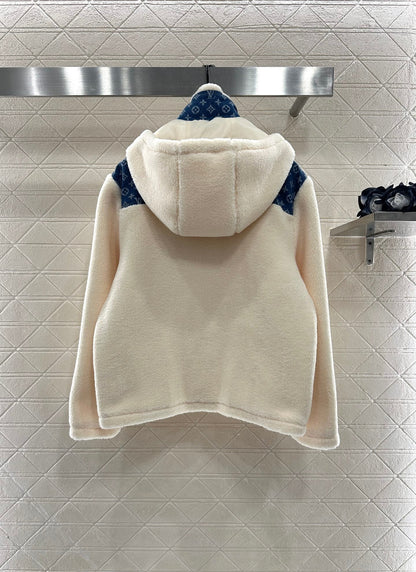 25fw AHooded Teddy Lamb Coat